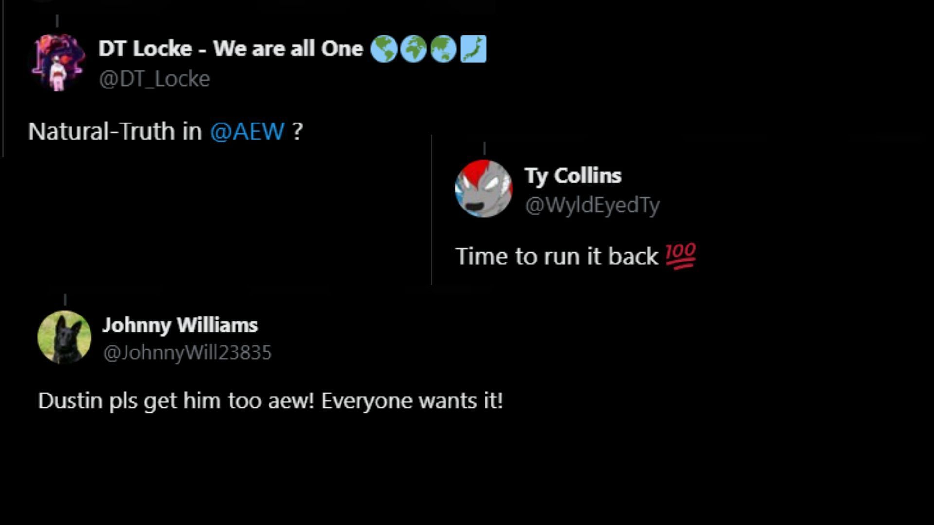 Fans want Golden Truth to reunite. (Images via Dustin's X)